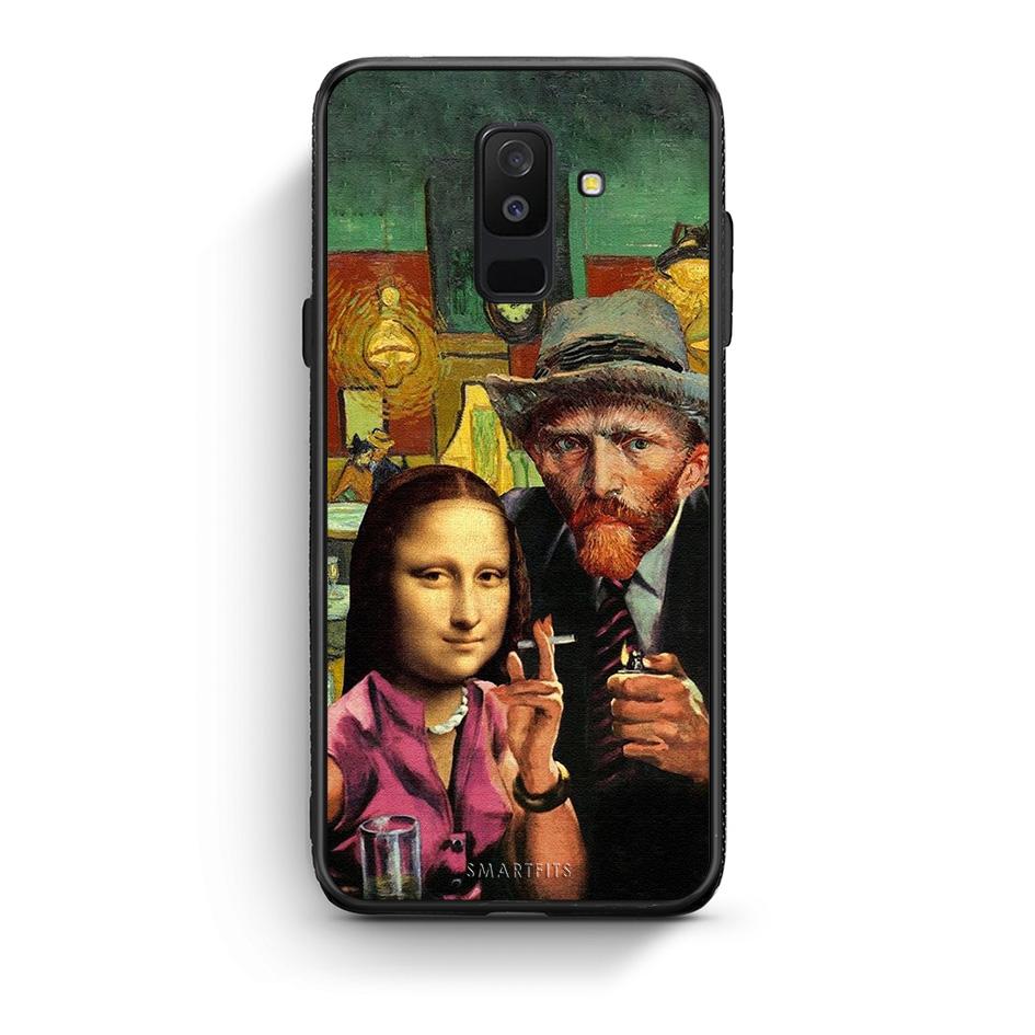 samsung A6 Plus Funny Art θήκη από τη Smartfits με σχέδιο στο πίσω μέρος και μαύρο περίβλημα | Smartphone case with colorful back and black bezels by Smartfits