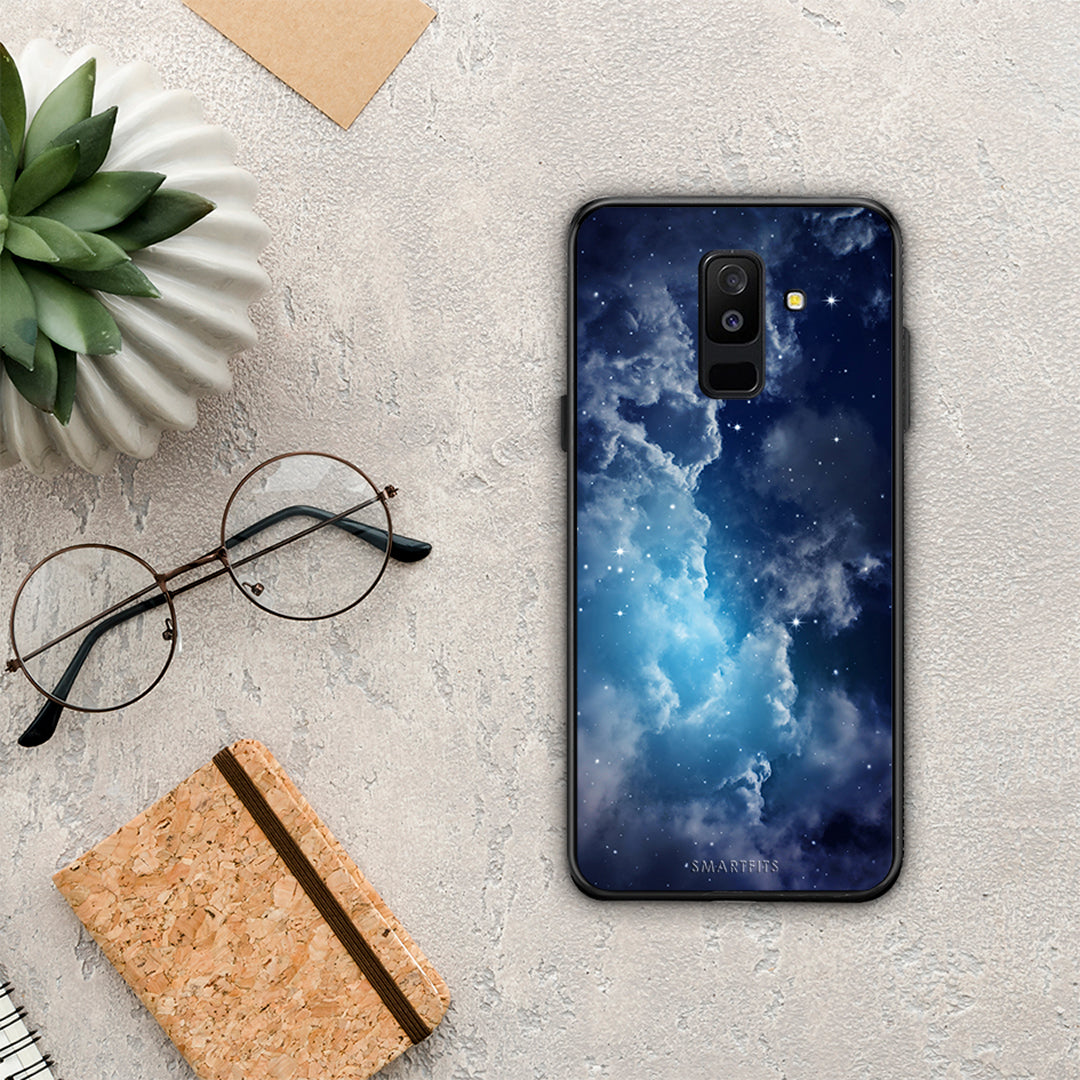 Galactic Blue Sky - Samsung Galaxy A6+ 2018 θήκη