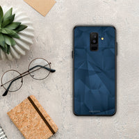 Thumbnail for Geometric Blue Abstract - Samsung Galaxy A6+ 2018 θήκη