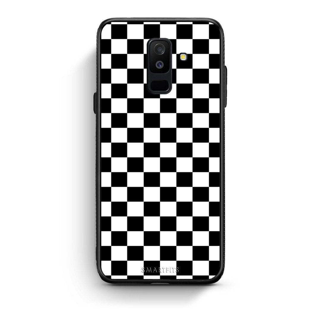4 - samsung A6 Plus Squares Geometric case, cover, bumper