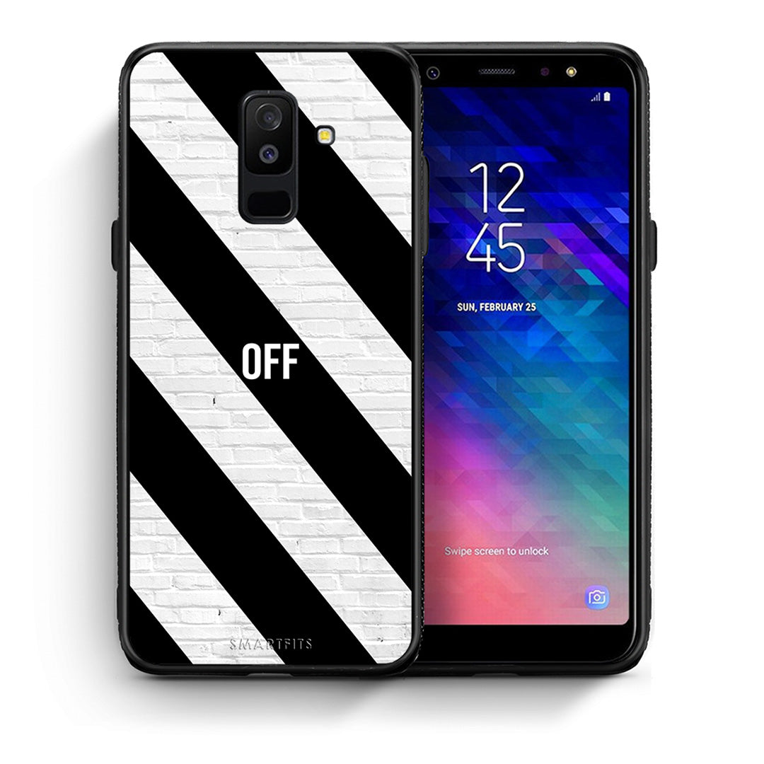 Θήκη Samsung A6+ 2018 Get Off από τη Smartfits με σχέδιο στο πίσω μέρος και μαύρο περίβλημα | Samsung A6+ 2018 Get Off case with colorful back and black bezels