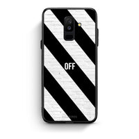 Thumbnail for samsung A6 Plus Get Off θήκη από τη Smartfits με σχέδιο στο πίσω μέρος και μαύρο περίβλημα | Smartphone case with colorful back and black bezels by Smartfits