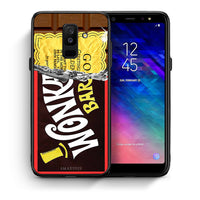 Thumbnail for Θήκη Samsung A6+ 2018 Golden Ticket από τη Smartfits με σχέδιο στο πίσω μέρος και μαύρο περίβλημα | Samsung A6+ 2018 Golden Ticket case with colorful back and black bezels
