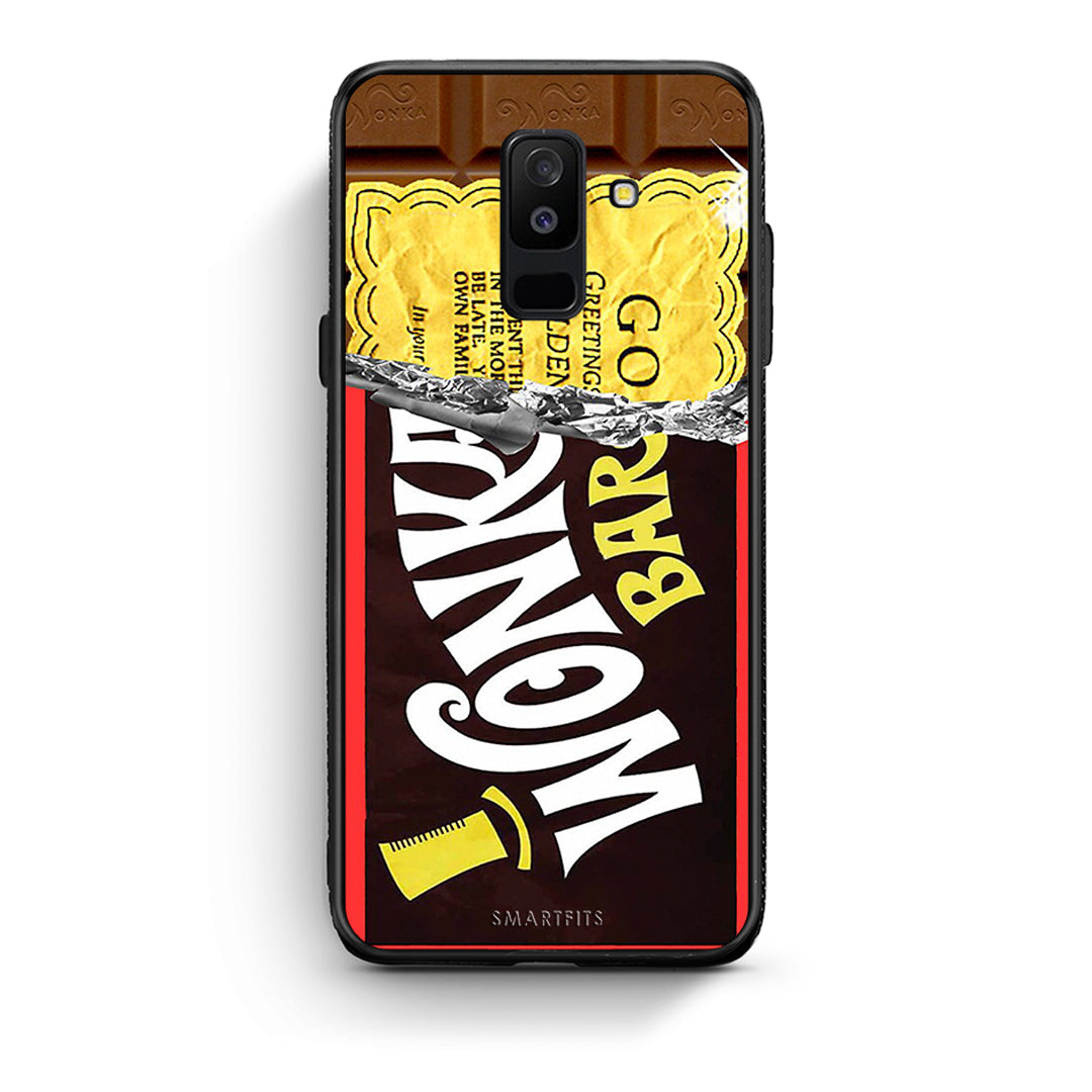 samsung A6 Plus Golden Ticket θήκη από τη Smartfits με σχέδιο στο πίσω μέρος και μαύρο περίβλημα | Smartphone case with colorful back and black bezels by Smartfits