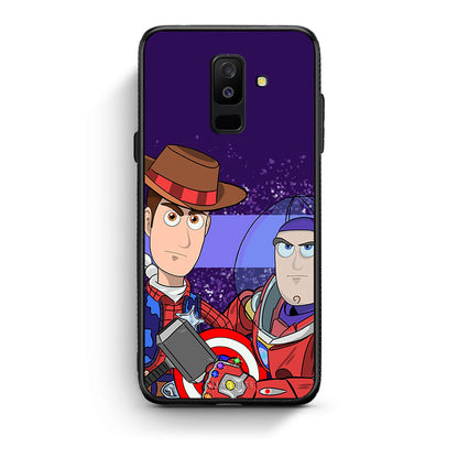 samsung A6 Plus Infinity Story θήκη από τη Smartfits με σχέδιο στο πίσω μέρος και μαύρο περίβλημα | Smartphone case with colorful back and black bezels by Smartfits