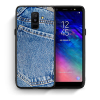 Thumbnail for Θήκη Samsung A6+ 2018 Jeans Pocket από τη Smartfits με σχέδιο στο πίσω μέρος και μαύρο περίβλημα | Samsung A6+ 2018 Jeans Pocket case with colorful back and black bezels
