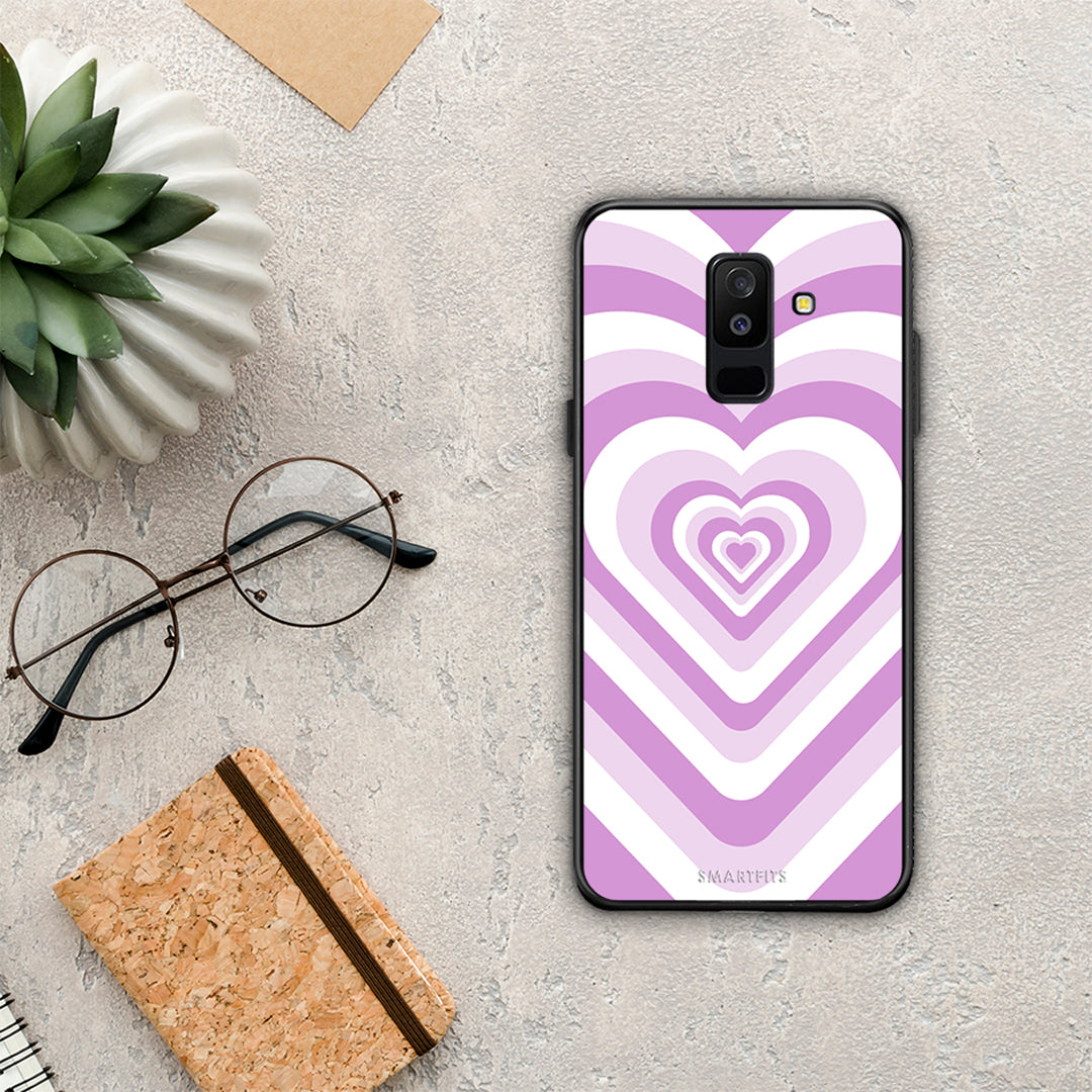 Lilac Hearts - Samsung Galaxy A6+ 2018 θήκη