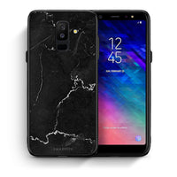 Thumbnail for Θήκη Samsung A6+ 2018 Marble Black από τη Smartfits με σχέδιο στο πίσω μέρος και μαύρο περίβλημα | Samsung A6+ 2018 Marble Black case with colorful back and black bezels