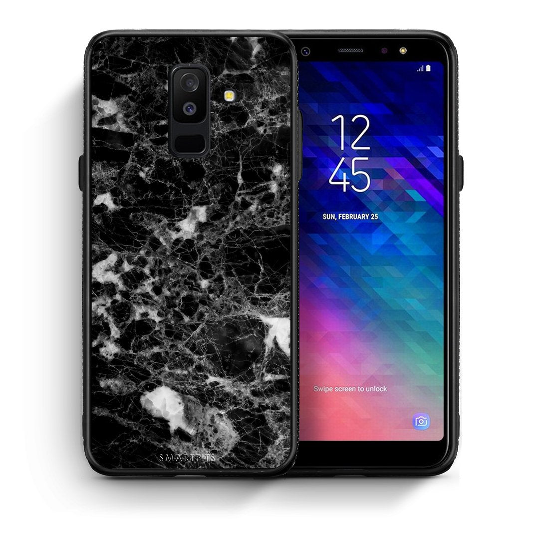 Θήκη Samsung A6+ 2018 Male Marble από τη Smartfits με σχέδιο στο πίσω μέρος και μαύρο περίβλημα | Samsung A6+ 2018 Male Marble case with colorful back and black bezels