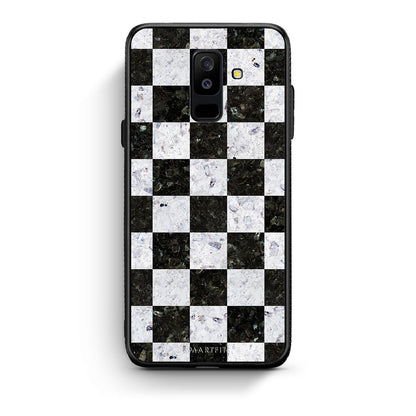 4 - samsung A6 Plus Square Geometric Marble case, cover, bumper