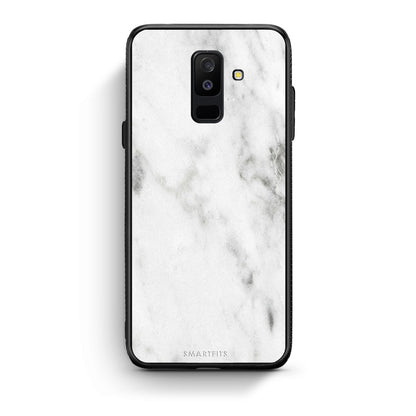 2 - samsung galaxy A6 Plus  White marble case, cover, bumper