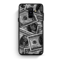 Thumbnail for samsung A6 Plus Money Dollars θήκη από τη Smartfits με σχέδιο στο πίσω μέρος και μαύρο περίβλημα | Smartphone case with colorful back and black bezels by Smartfits