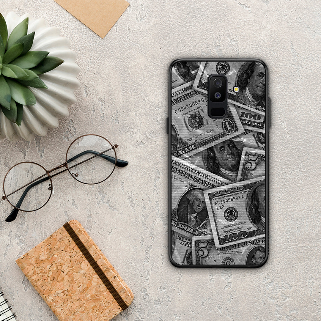 Money Dollars - Samsung Galaxy A6+ 2018 θήκη