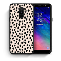 Thumbnail for Θήκη Samsung A6+ 2018 New Polka Dots από τη Smartfits με σχέδιο στο πίσω μέρος και μαύρο περίβλημα | Samsung A6+ 2018 New Polka Dots case with colorful back and black bezels