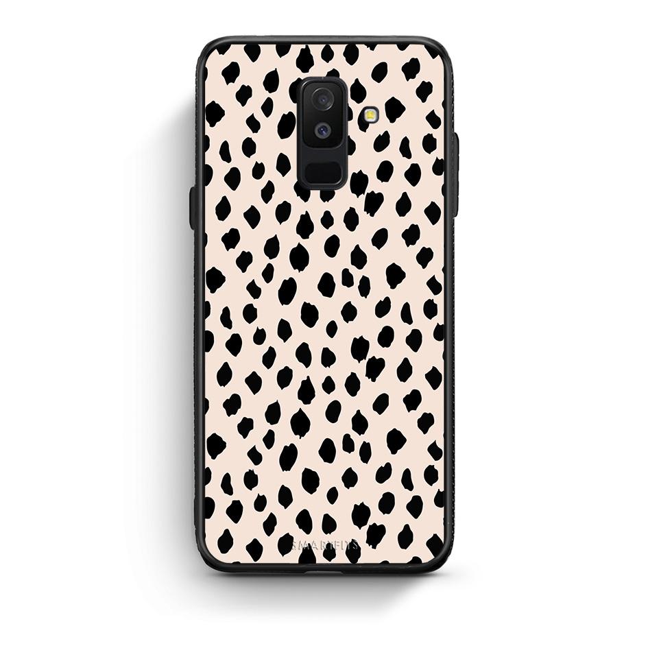 samsung A6 Plus New Polka Dots θήκη από τη Smartfits με σχέδιο στο πίσω μέρος και μαύρο περίβλημα | Smartphone case with colorful back and black bezels by Smartfits