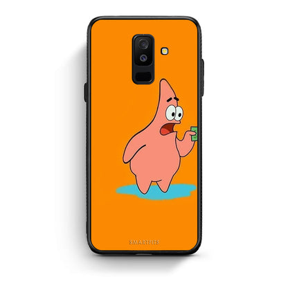 samsung A6 Plus No Money 1 Θήκη Αγίου Βαλεντίνου από τη Smartfits με σχέδιο στο πίσω μέρος και μαύρο περίβλημα | Smartphone case with colorful back and black bezels by Smartfits