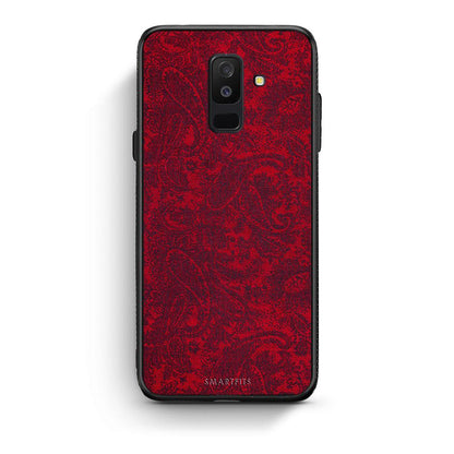 samsung A6 Plus Paisley Cashmere θήκη από τη Smartfits με σχέδιο στο πίσω μέρος και μαύρο περίβλημα | Smartphone case with colorful back and black bezels by Smartfits