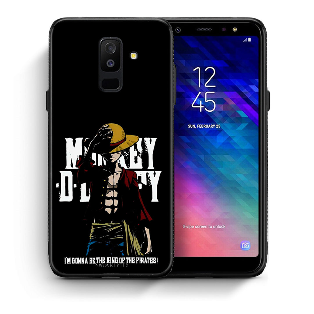 Θήκη Samsung A6+ 2018 Pirate King από τη Smartfits με σχέδιο στο πίσω μέρος και μαύρο περίβλημα | Samsung A6+ 2018 Pirate King case with colorful back and black bezels