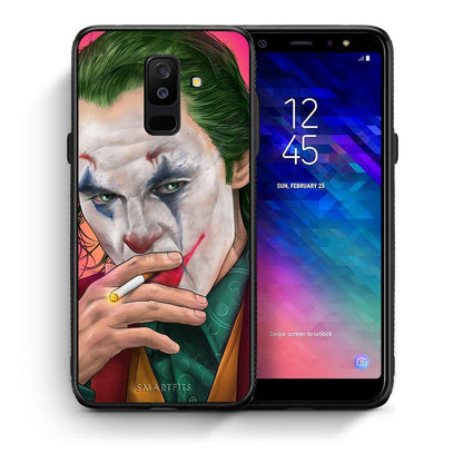 Θήκη Samsung A6+ 2018 JokesOnU PopArt από τη Smartfits με σχέδιο στο πίσω μέρος και μαύρο περίβλημα | Samsung A6+ 2018 JokesOnU PopArt case with colorful back and black bezels
