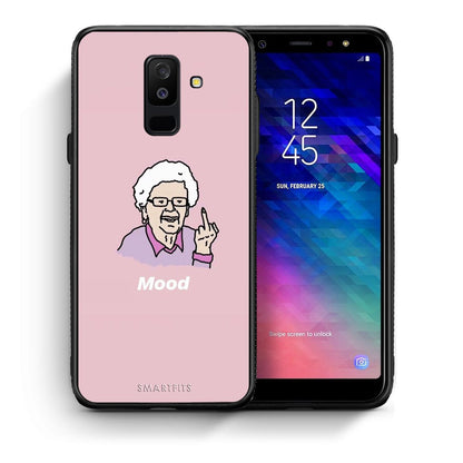 Θήκη Samsung A6+ 2018 Mood PopArt από τη Smartfits με σχέδιο στο πίσω μέρος και μαύρο περίβλημα | Samsung A6+ 2018 Mood PopArt case with colorful back and black bezels
