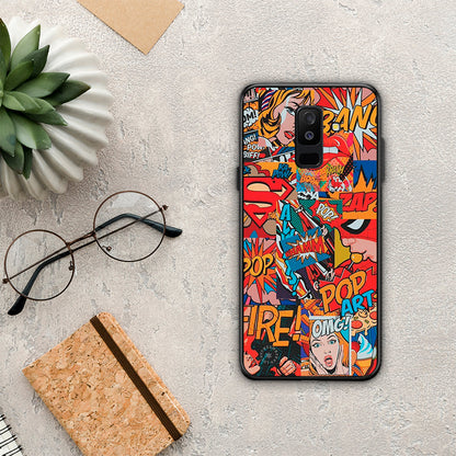 PopArt OMG - Samsung Galaxy A6+ 2018 θήκη