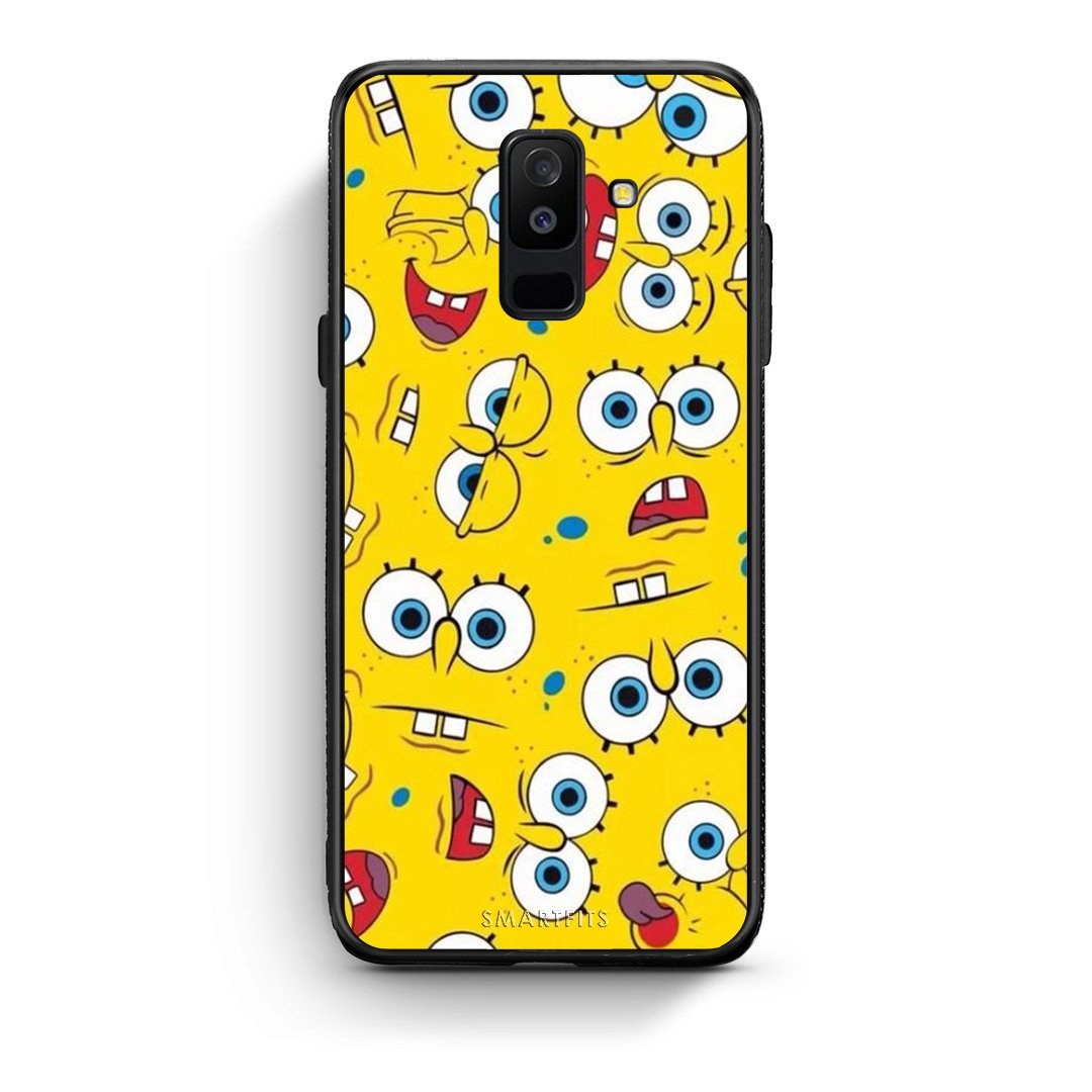 4 - samsung A6 Plus Sponge PopArt case, cover, bumper