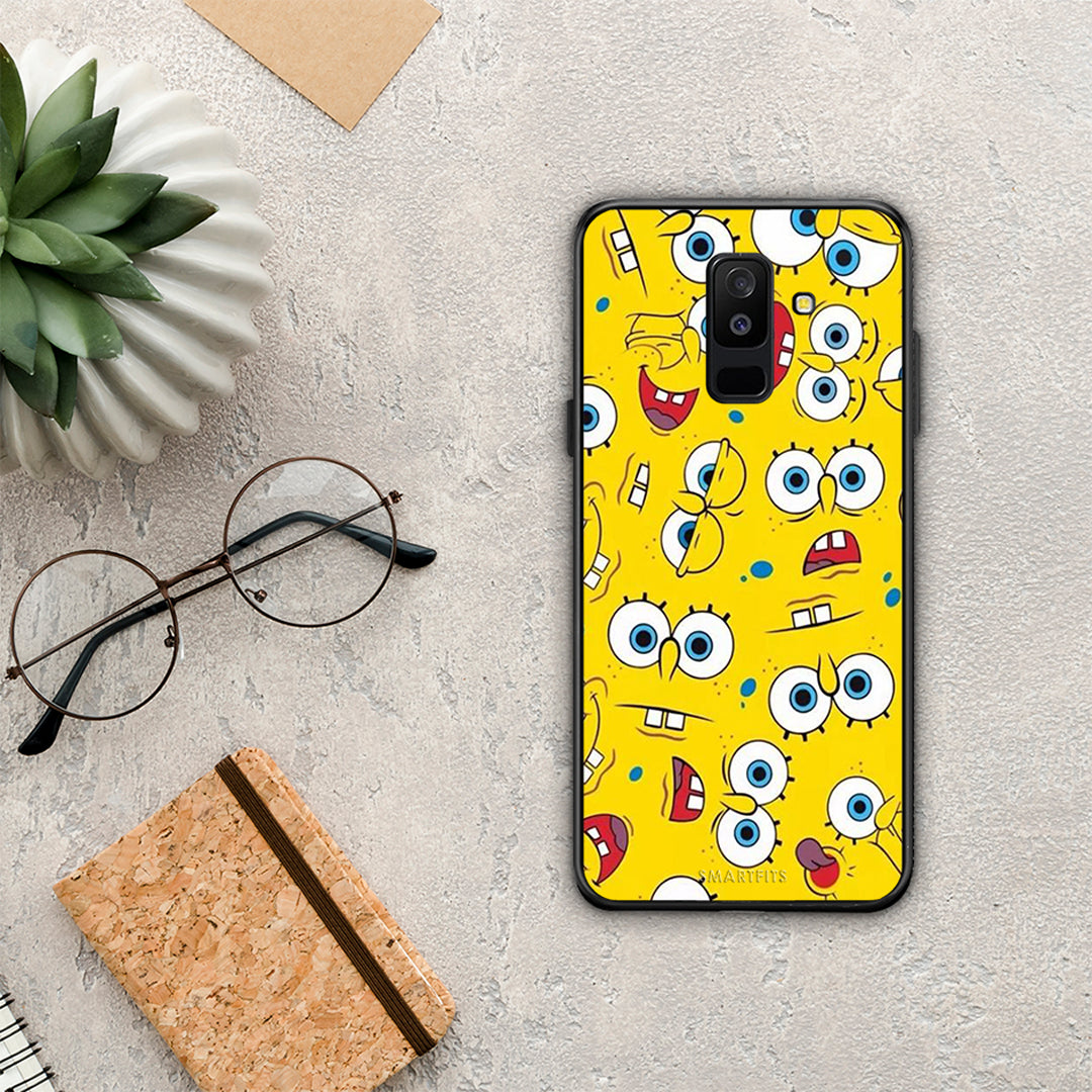 PopArt Sponge - Samsung Galaxy A6+ 2018 θήκη