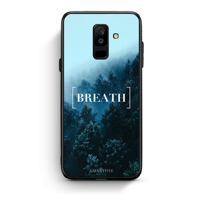 4 - samsung A6 Plus Breath Quote case, cover, bumper