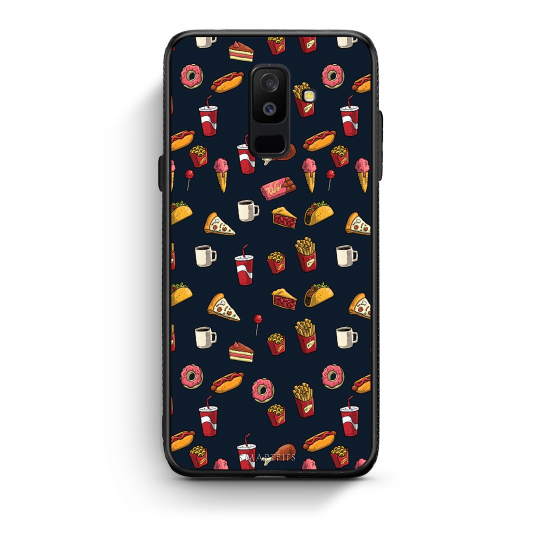 118 - samsung galaxy A6 Plus  Hungry Random case, cover, bumper