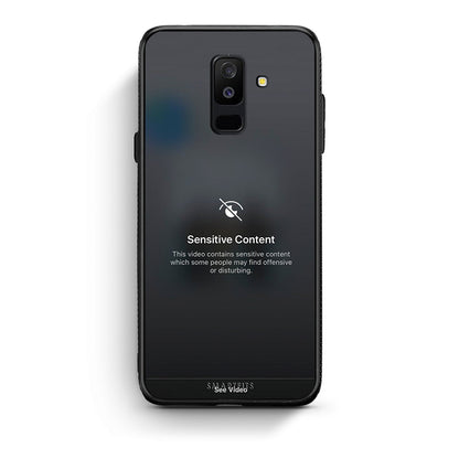 samsung A6 Plus Sensitive Content θήκη από τη Smartfits με σχέδιο στο πίσω μέρος και μαύρο περίβλημα | Smartphone case with colorful back and black bezels by Smartfits