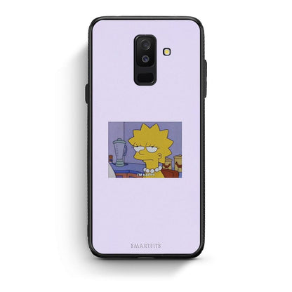 samsung A6 Plus So Happy θήκη από τη Smartfits με σχέδιο στο πίσω μέρος και μαύρο περίβλημα | Smartphone case with colorful back and black bezels by Smartfits