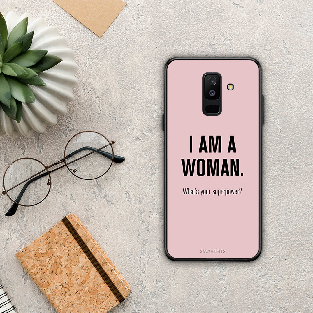 Superpower Woman - Samsung Galaxy A6+ 2018 θήκη