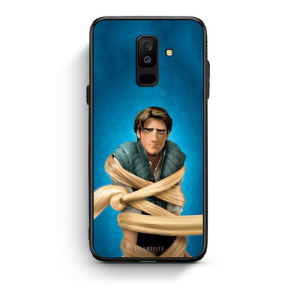 samsung A6 Plus Tangled 1 Θήκη Αγίου Βαλεντίνου από τη Smartfits με σχέδιο στο πίσω μέρος και μαύρο περίβλημα | Smartphone case with colorful back and black bezels by Smartfits