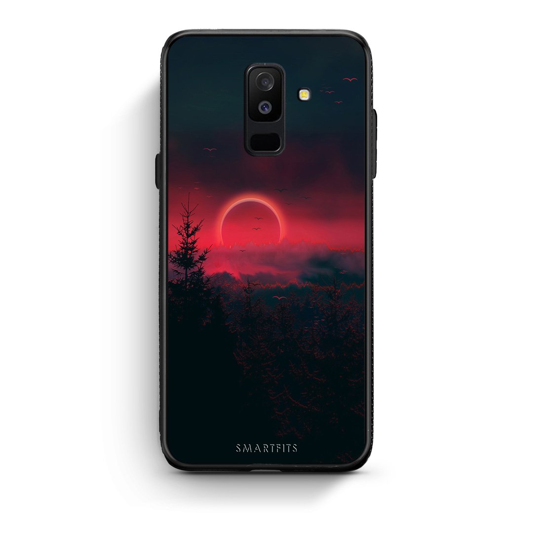 4 - samsung A6 Plus Sunset Tropic case, cover, bumper