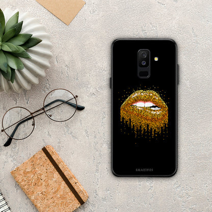 Valentine Golden - Samsung Galaxy A6+ 2018 θήκη