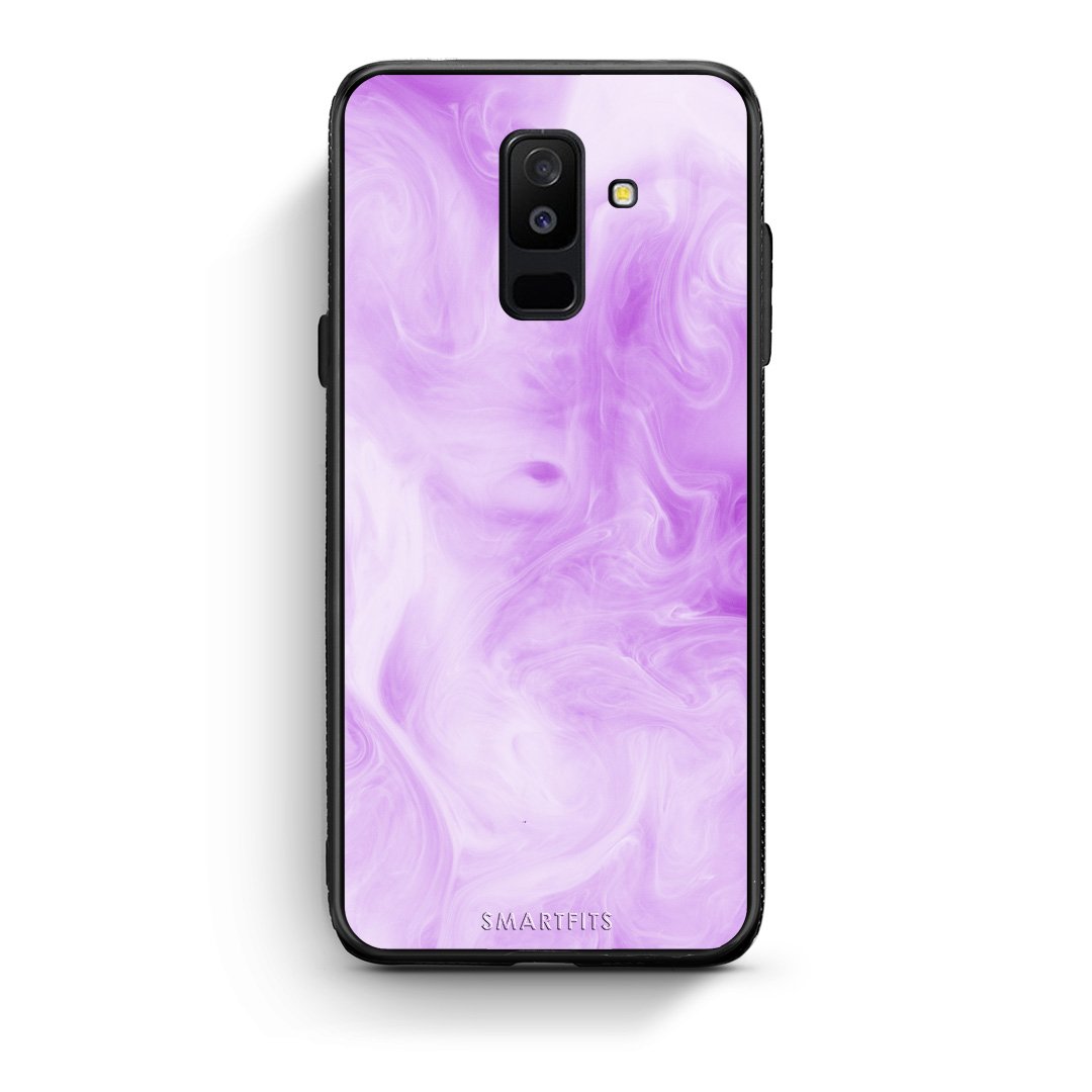 99 - samsung galaxy A6 Plus  Watercolor Lavender case, cover, bumper