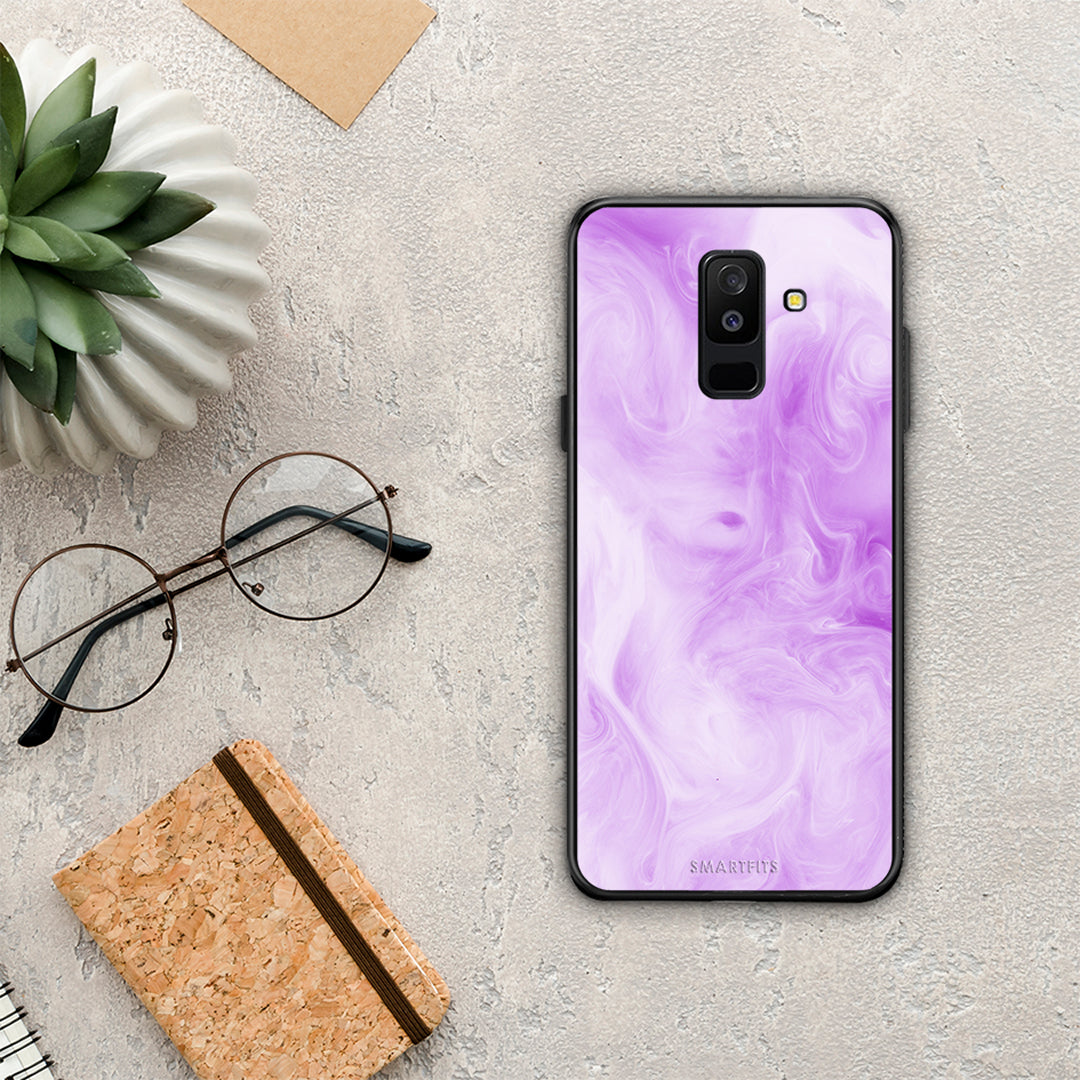 Watercolor Lavender - Samsung Galaxy A6+ 2018 θήκη