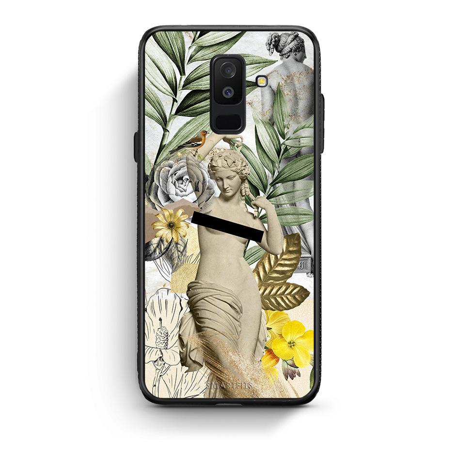 samsung A6 Plus Woman Statue θήκη από τη Smartfits με σχέδιο στο πίσω μέρος και μαύρο περίβλημα | Smartphone case with colorful back and black bezels by Smartfits