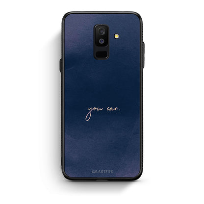 samsung A6 Plus You Can θήκη από τη Smartfits με σχέδιο στο πίσω μέρος και μαύρο περίβλημα | Smartphone case with colorful back and black bezels by Smartfits