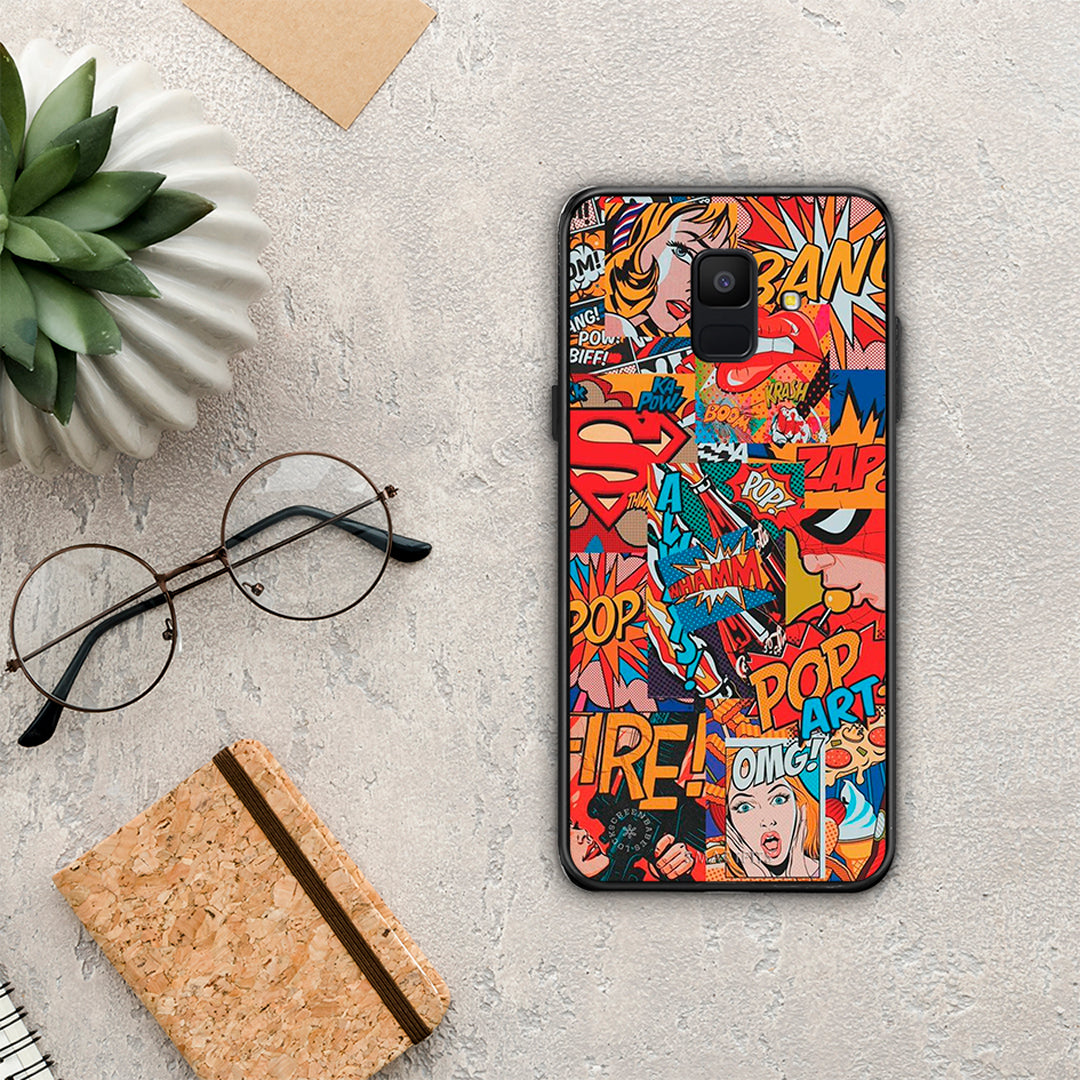 PopArt OMG - Samsung Galaxy A6 2018 θήκη
