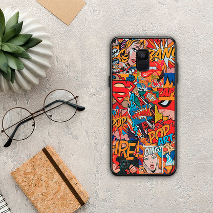 PopArt OMG - Samsung Galaxy A6 2018 θήκη