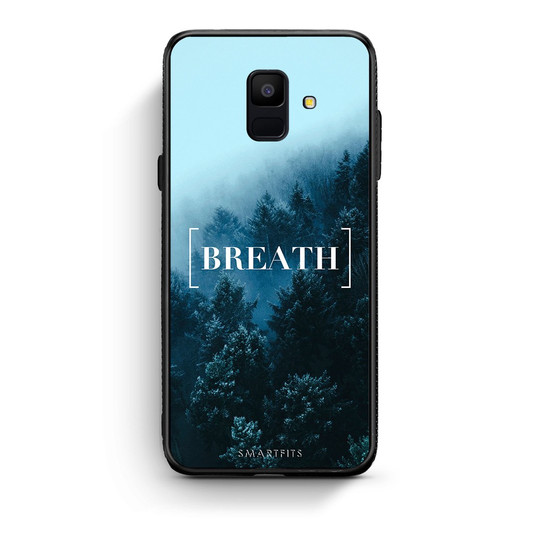 4 - samsung A6 Breath Quote case, cover, bumper
