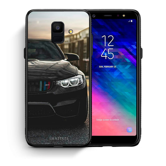 Θήκη Samsung A6 2018 M3 Racing από τη Smartfits με σχέδιο στο πίσω μέρος και μαύρο περίβλημα | Samsung A6 2018 M3 Racing case with colorful back and black bezels
