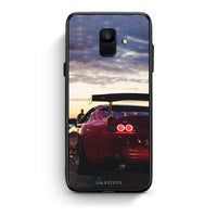 Thumbnail for samsung A6 Racing Supra θήκη από τη Smartfits με σχέδιο στο πίσω μέρος και μαύρο περίβλημα | Smartphone case with colorful back and black bezels by Smartfits