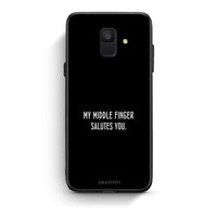 Thumbnail for samsung A6 Salute θήκη από τη Smartfits με σχέδιο στο πίσω μέρος και μαύρο περίβλημα | Smartphone case with colorful back and black bezels by Smartfits
