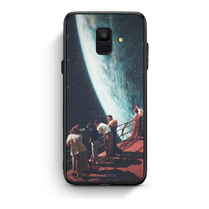 samsung A6 Surreal View θήκη από τη Smartfits με σχέδιο στο πίσω μέρος και μαύρο περίβλημα | Smartphone case with colorful back and black bezels by Smartfits
