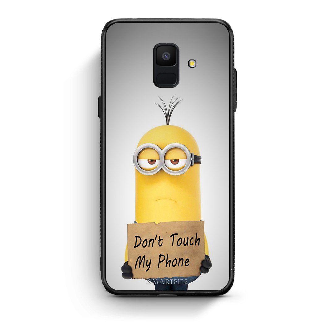 4 - samsung A6 Minion Text case, cover, bumper
