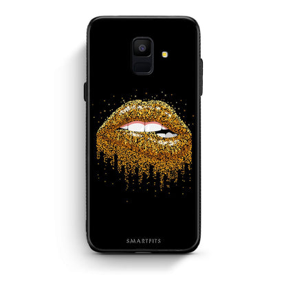4 - samsung A6 Golden Valentine case, cover, bumper