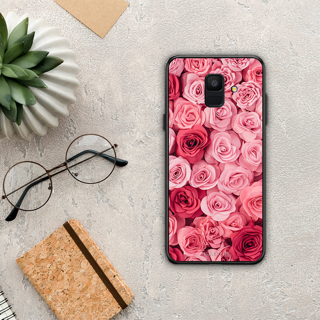 Valentine RoseGarden - Samsung Galaxy A6 2018 θήκη