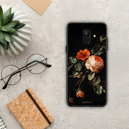 Vintage Roses - Samsung Galaxy A6 2018 θήκη